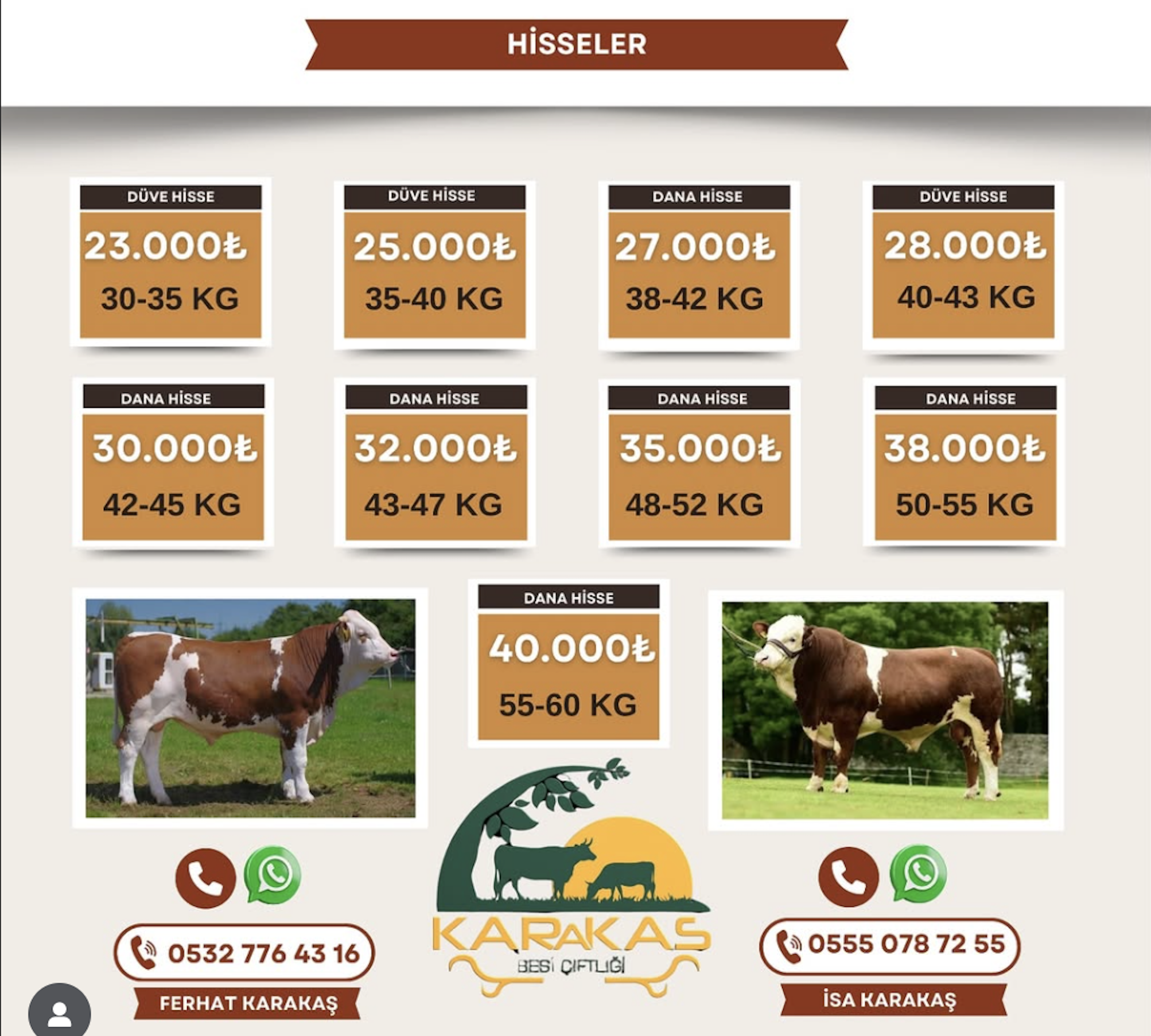 Karakaş Besi Çiftliği Kurbanlık